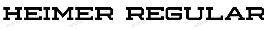 Heimer Regular字体转换 Heimer Regular字体转换